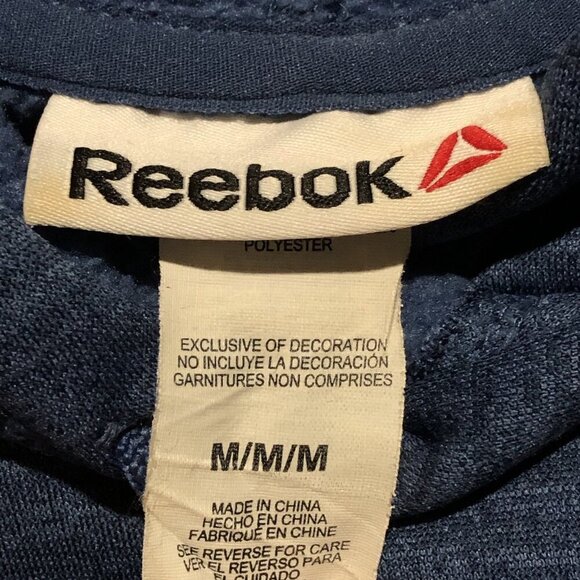 Reebok Blue Hoodie Men’s Sz M (0185) - Picture 2 of 5